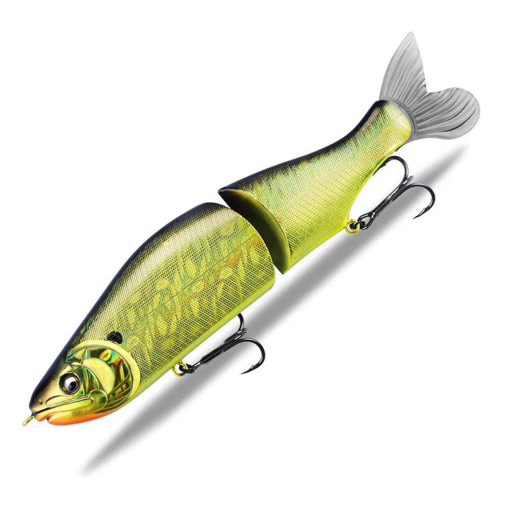 185mm plastic fishing lure for bass fishing available in 15 colour options