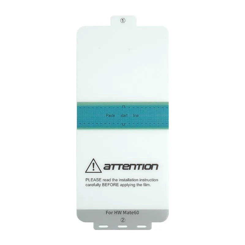TPU screen protector for Huawei Mate60 and Mate60Pro phones with anti-fingerprint surface