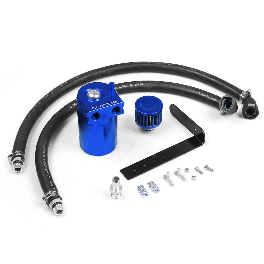 Aluminum alloy oil separator for Ford Expedition in black, blue, red, and silver colour options
