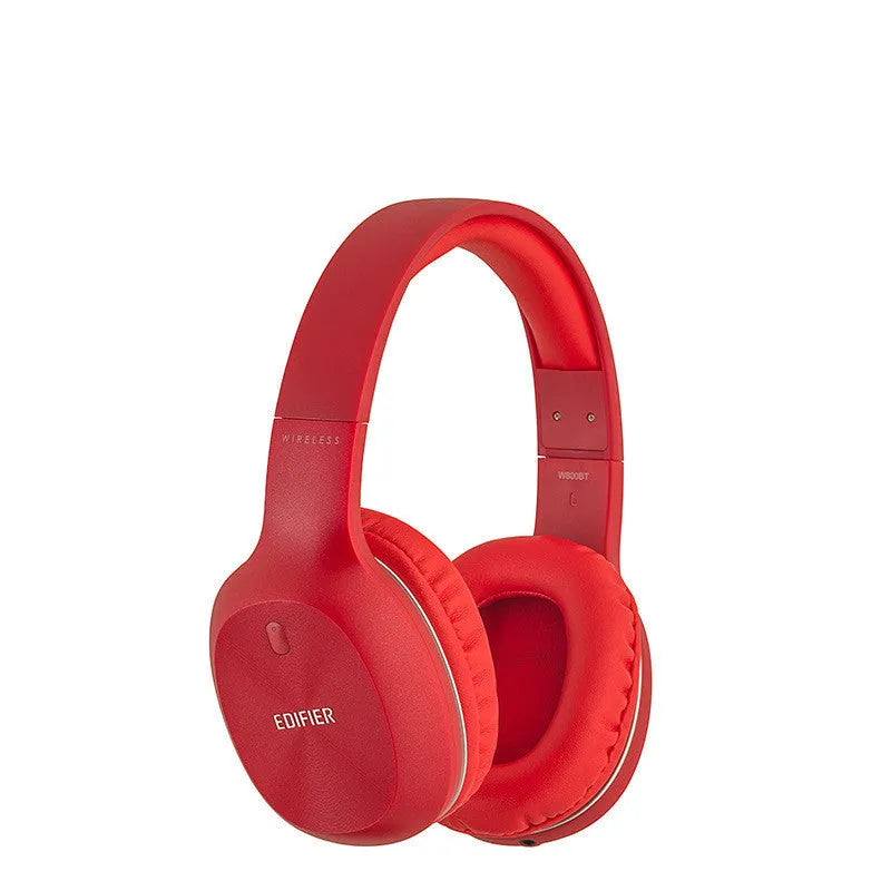 Black Bluetooth sports headset with 50-hour battery life shown from side angle