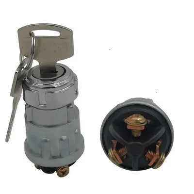 Copper automotive ignition switch with key for trucks and forklifts