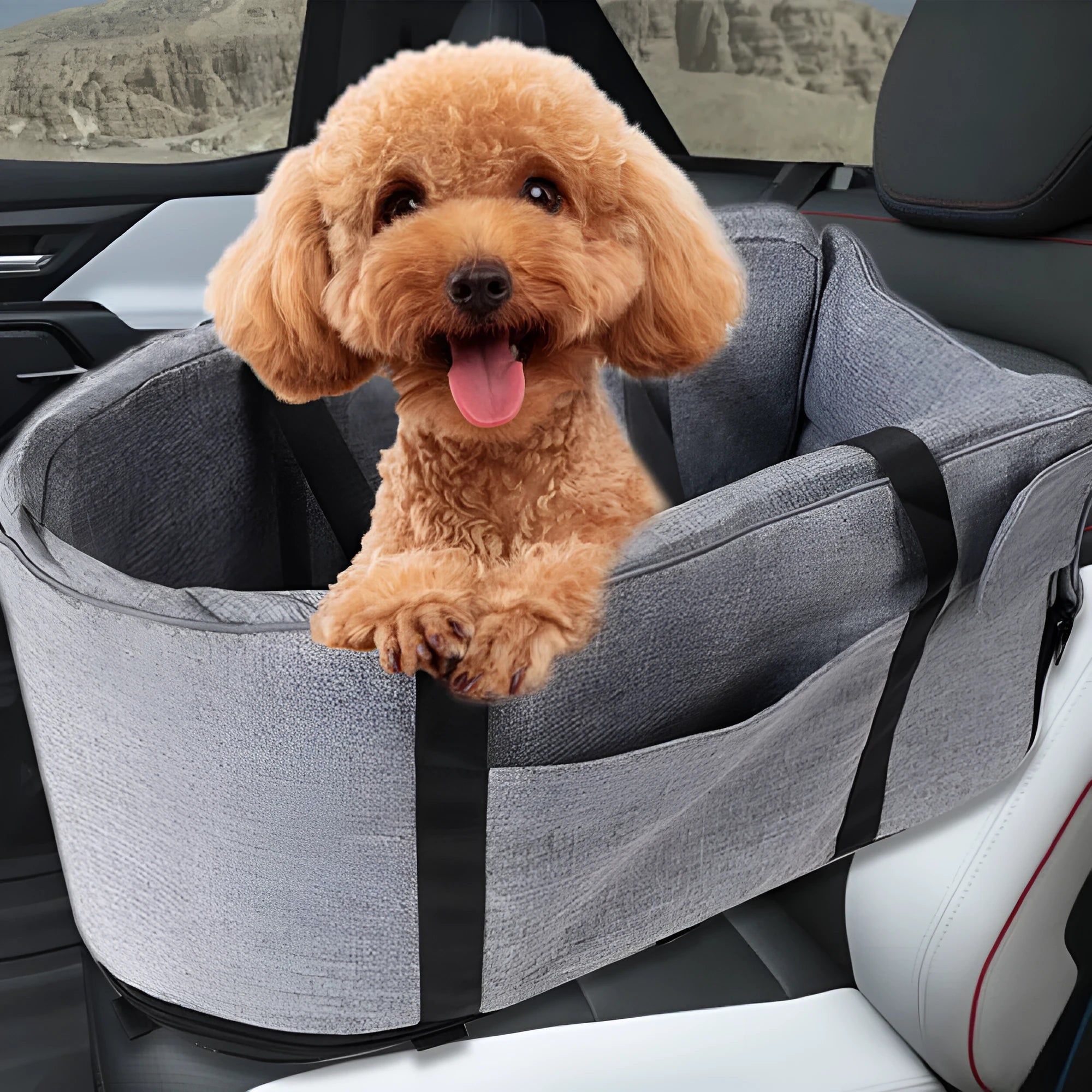 Portable outdoor dog kennel in cloth construction with Oxford fabric, suitable for car travel and seasonal use