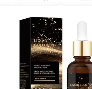30ml facial liquid in 9cm tall bottle with hyaluronic acid moisturising formula