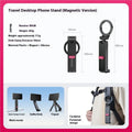 MA88 Magnetic Travel Portable Desktop Phone Holder Black Bracket on a desk