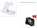 4-in-1 foldable wireless charging station showing phone, Apple Watch, and AirPods charging on adjustable stand