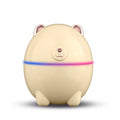 Mini bear humidifier in blue USB-powered compact desktop device 110x95x95mm