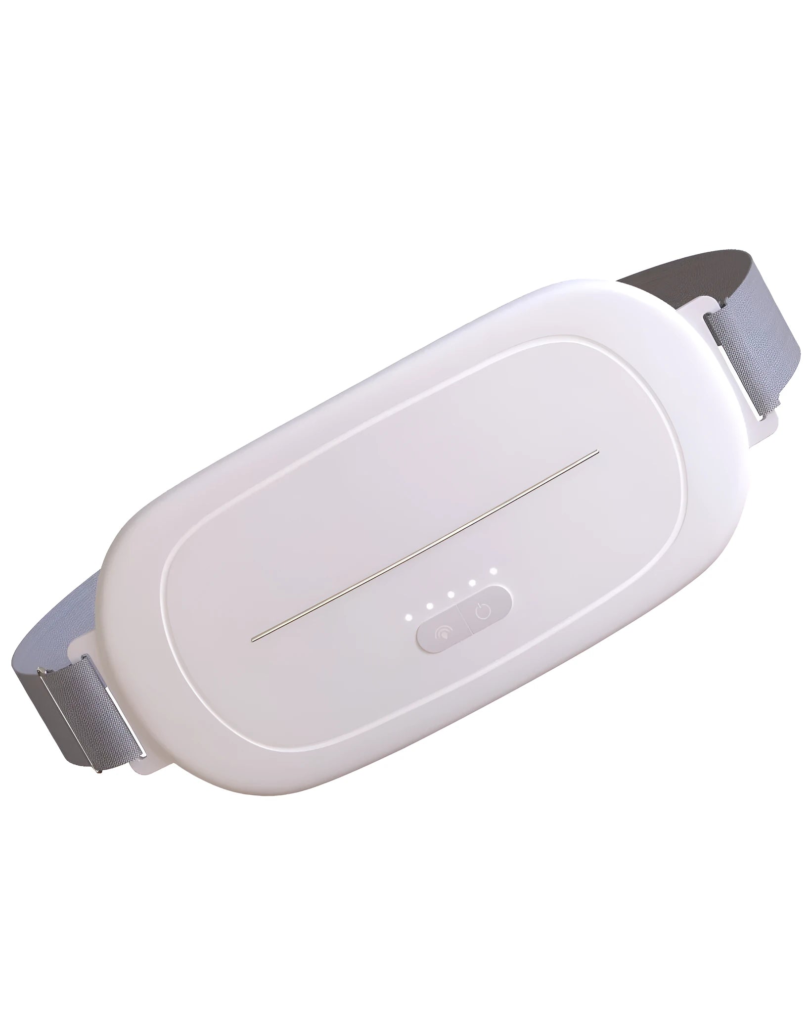 White portable uterine warming device for thermotherapy on lower abdomen
