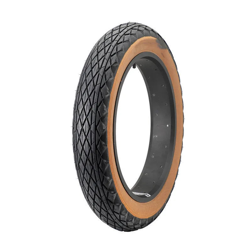 Brown skin edge tyre for snowmobile and electric beach car with 20x4.0 dimensions