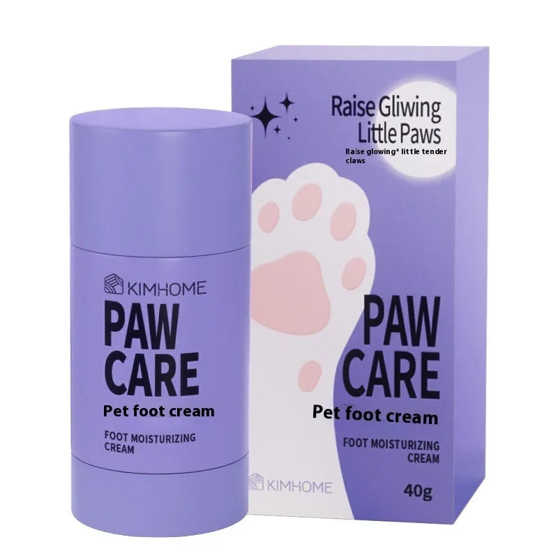 40g tube of pet foot cream with Brazil palm wax for cat and dog claw lubrication