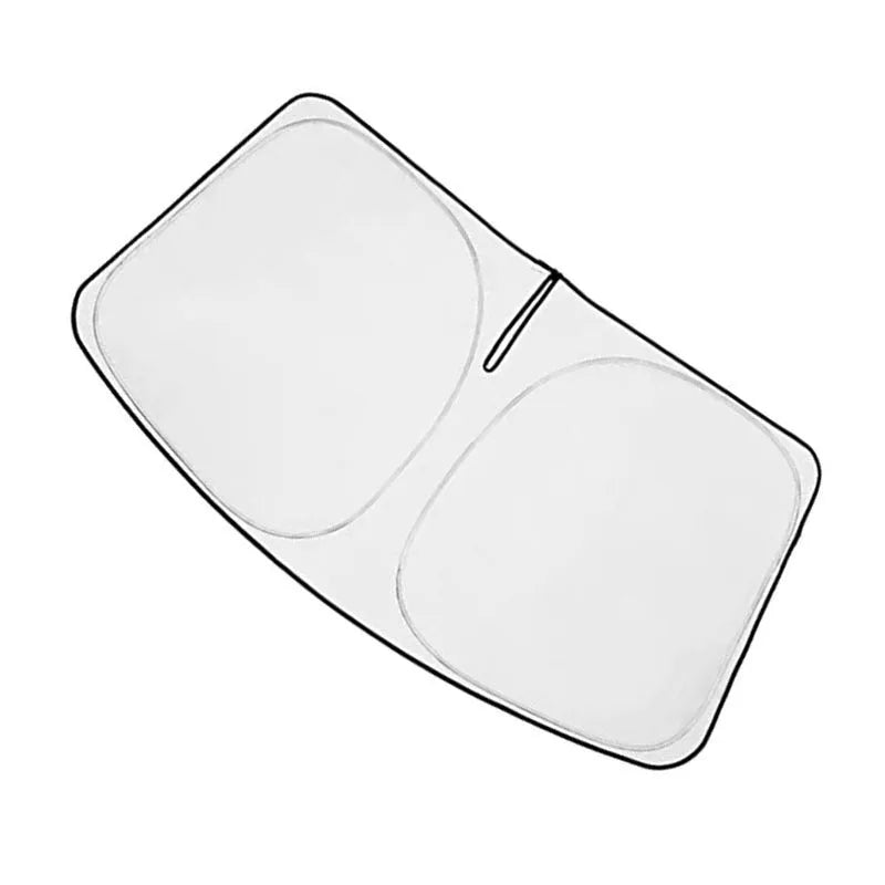 Silver tape car front windshield sunshade cover for a NOAH XOVY 90 series vehicle.