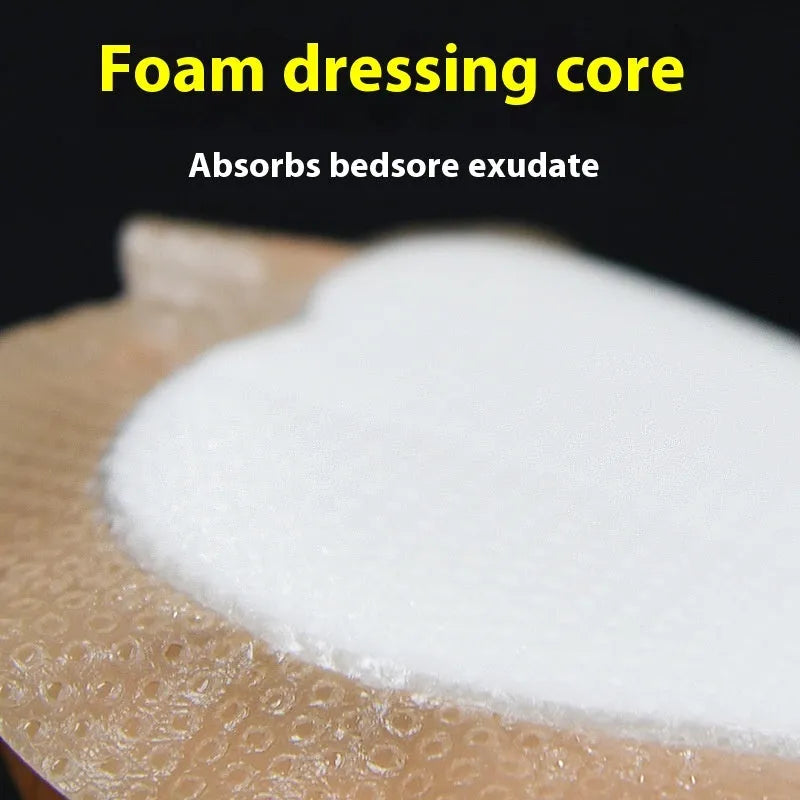 Large skin-colour silicone gel foam dressing for pressure sore prevention