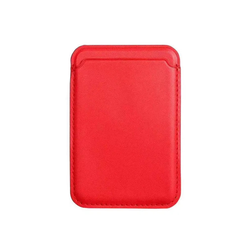 MagSafe compatible iPhone wallet case with magnetic card holder in PU leather