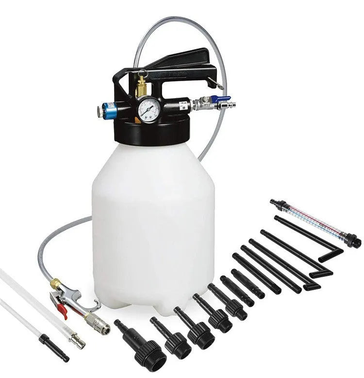 Pneumatic automatic transmission oil changer unit with 220W motor and oil filler tank