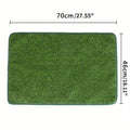 Artificial grass dog toilet training mat shown in three different sizes on a floor.