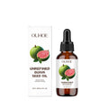 30ml glass bottle of guava seed oil with glycerin and natural extracts.