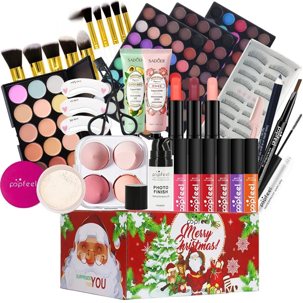 Christmas cosmetics suit makeup performance set green mermaid colour classification