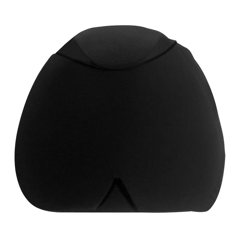 Solid colour cold compress head wrap with fully enclosed design for migraine relief therapy