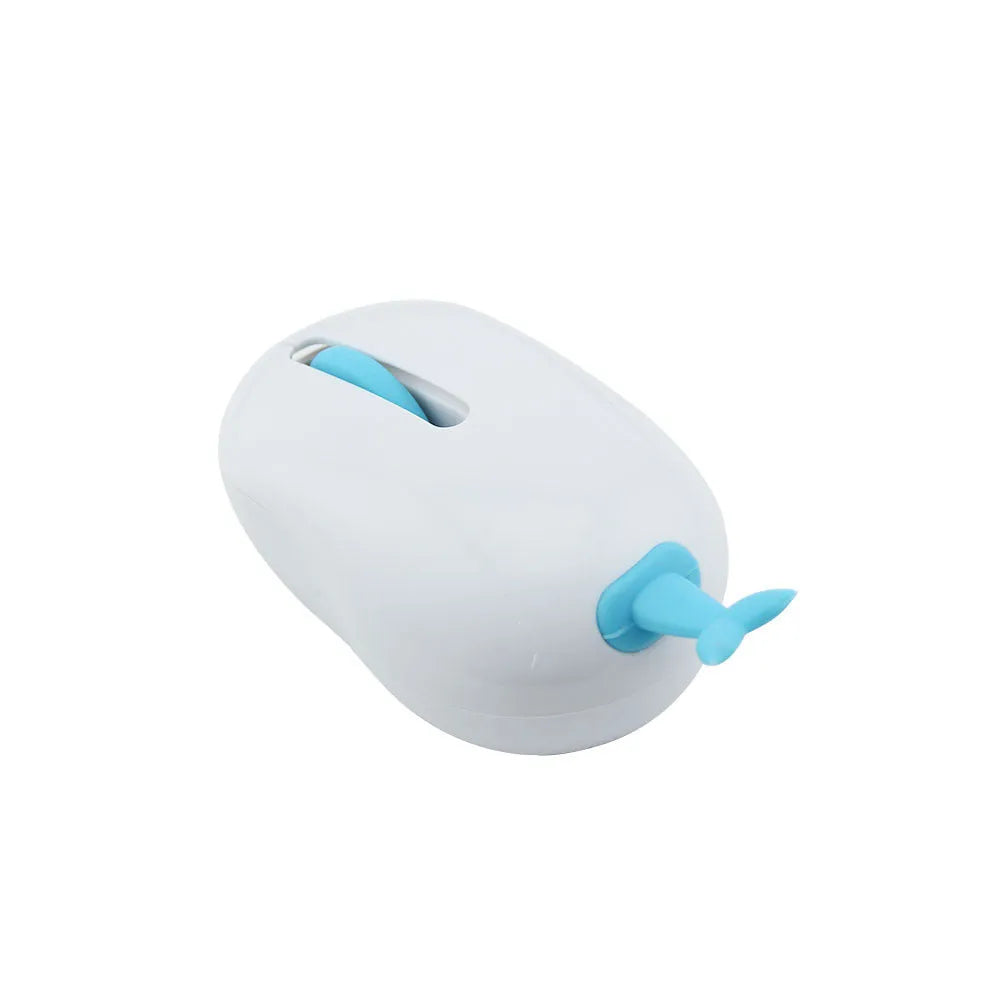 Pink wireless silent mouse with compact 96x60x40mm size and optical sensor
