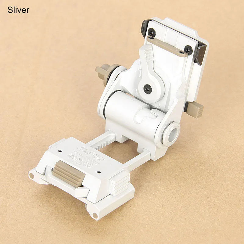 Dark earth metal alloy NVG helmet mount for L4 G24 equipment on OPS Core FAST helmets