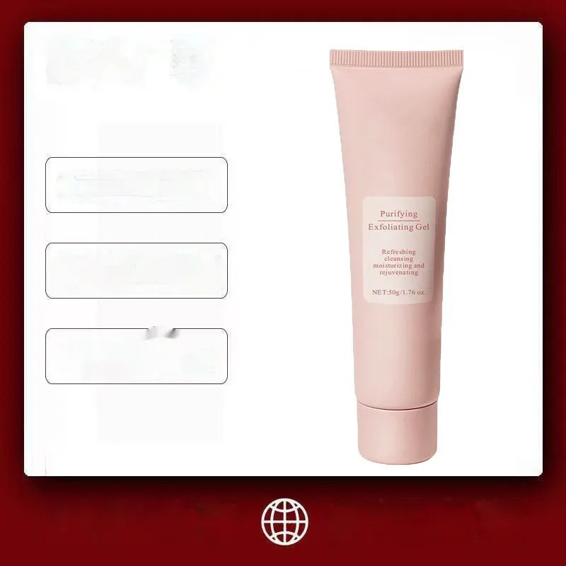 132g moisturising facial exfoliating gel scrub in packaging for universal skin types