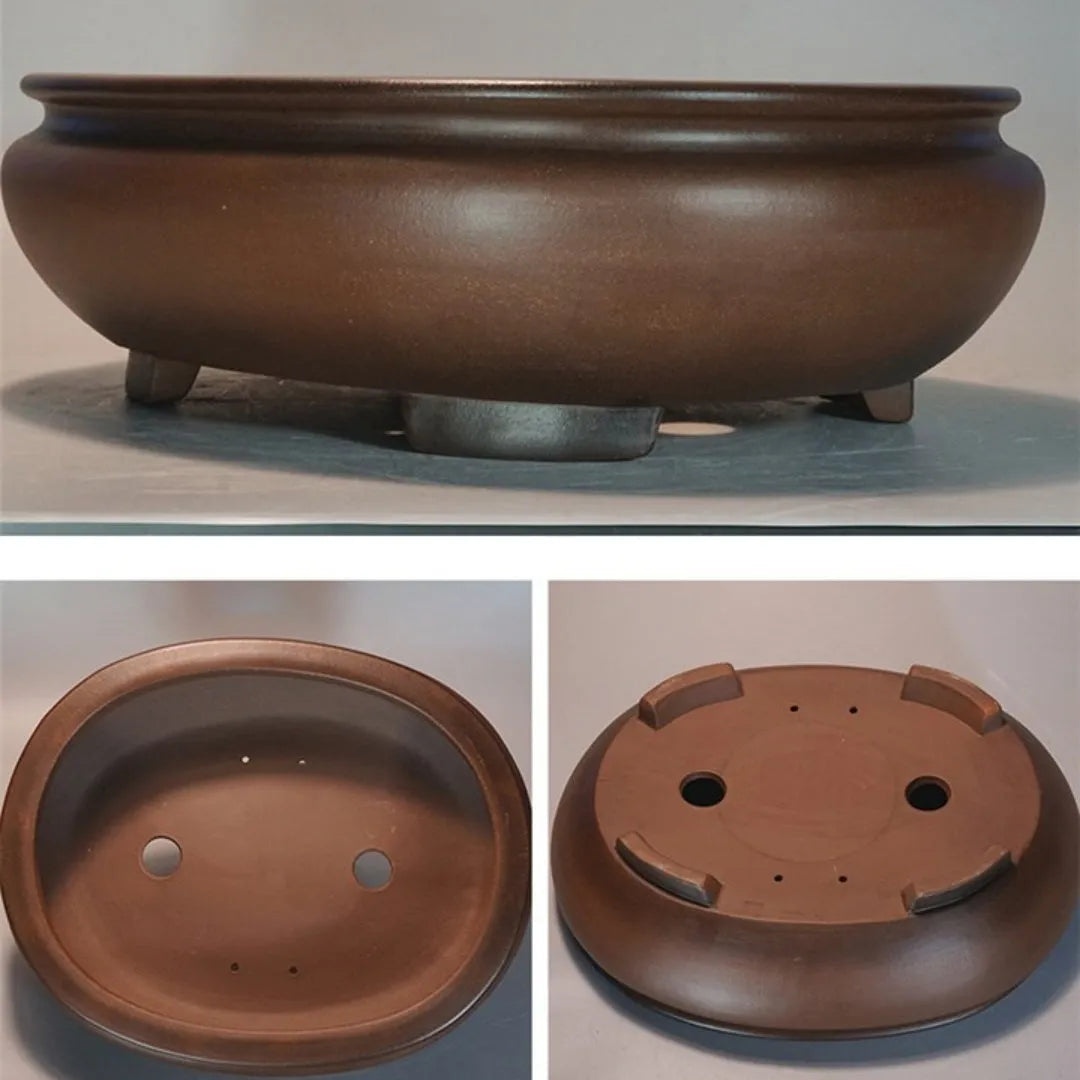 Handmade purple sand indoor desktop flowerpot with classical style and 58x47x18cm dimensions