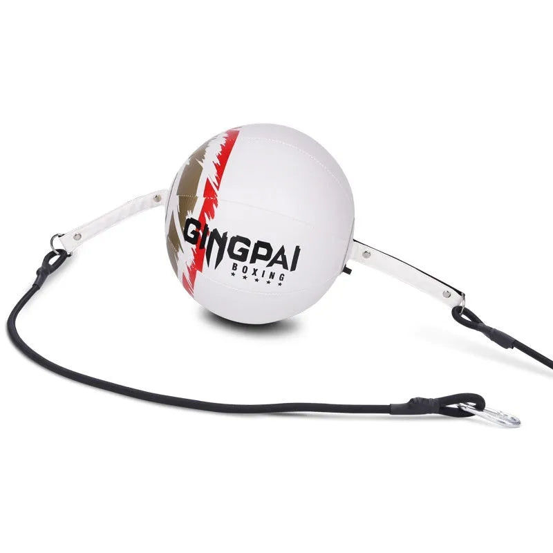 Hanging boxing speed ball for reaction training in black, green, or white colour options