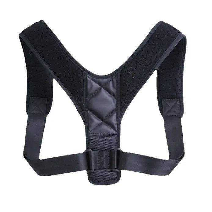 Babaka brand adjustable nylon posture correction band for back support.