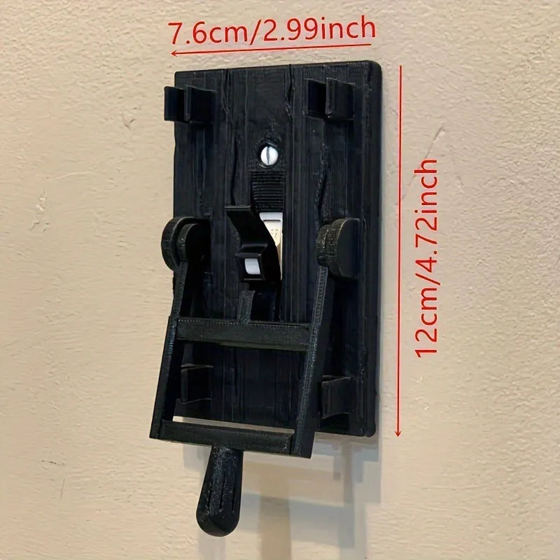 Mechanical single control wall switch panel for American standard exposed installation