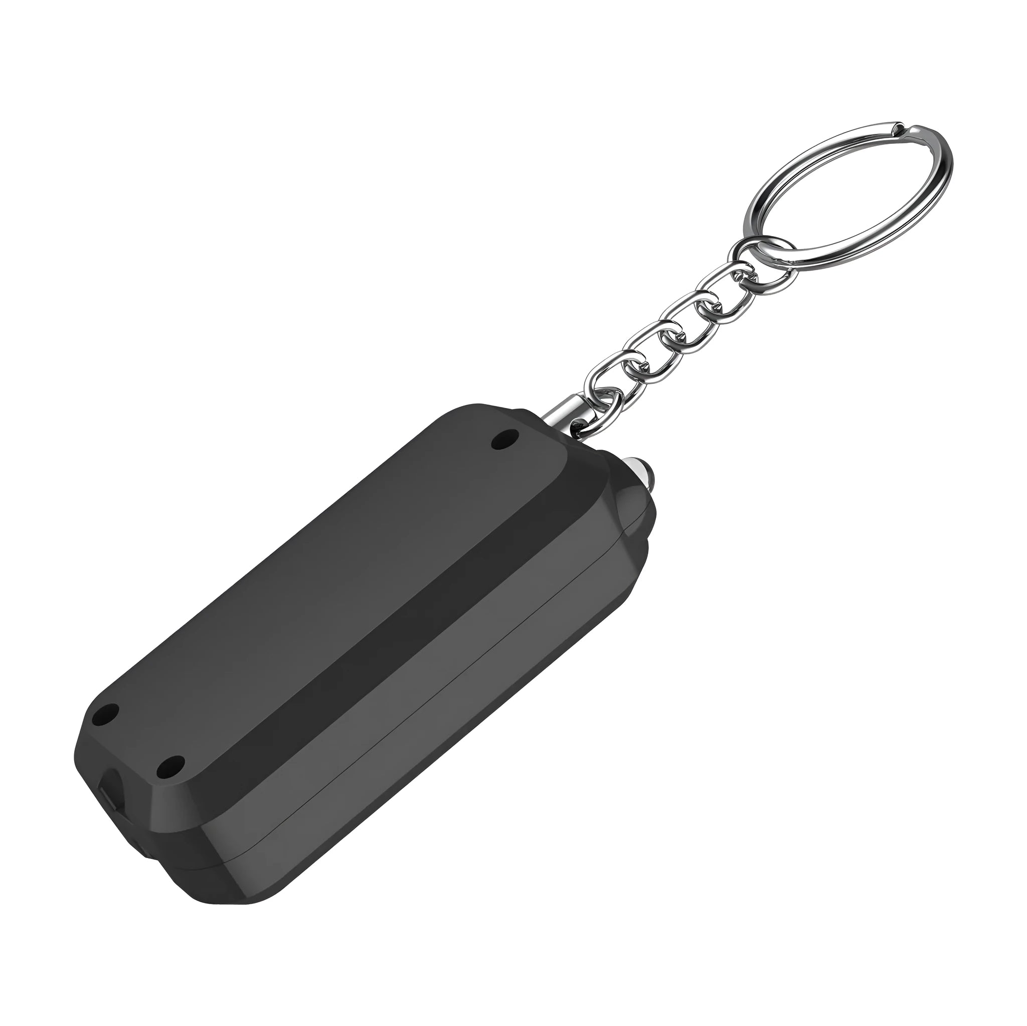 Compact personal safety alarm device in multiple colours showing 65x30x12mm dimensions