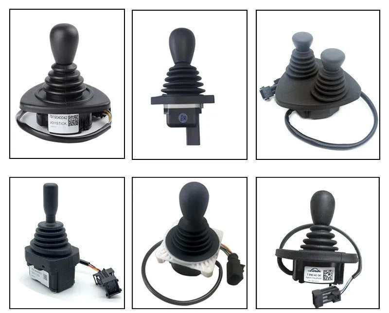 Black ABS plastic hydraulic control lever steering wheel for forklift accessories