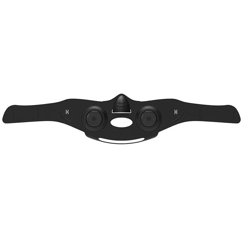 Black photon rejuvenation beauty mask device for facial skincare with USB cable.