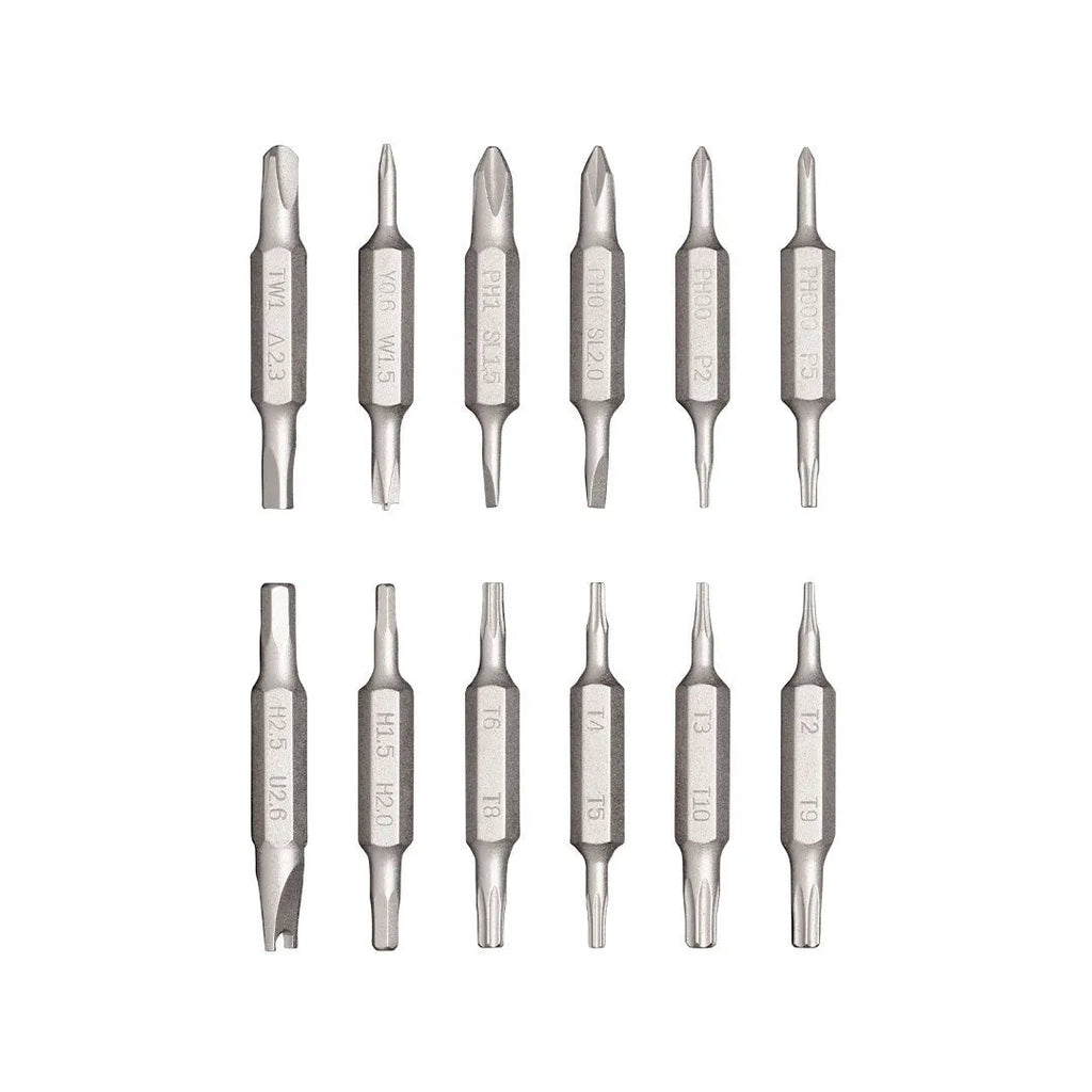 24 in 1 repair screwdriver set for mobile phone and computer disassembly with magnetic bit storage