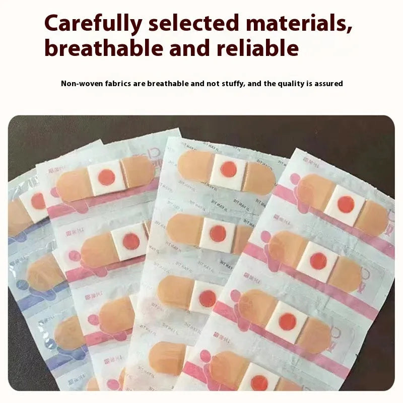 Non-woven corn removing adhesive foot patches for sports and foot care.