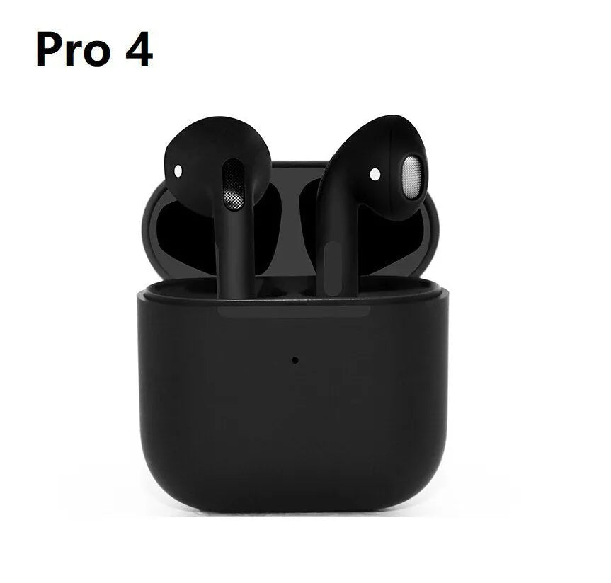 Pro4 Black and Pro4 White wireless in-ear sports Bluetooth headphones