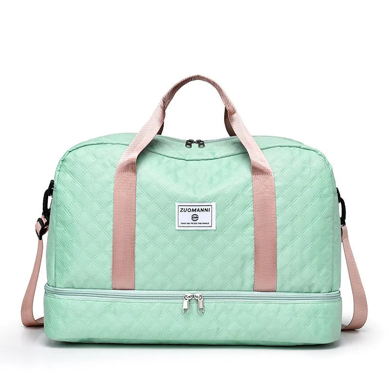 Large capacity Oxford cloth travel bag in multiple colour options with 36-55L storage space
