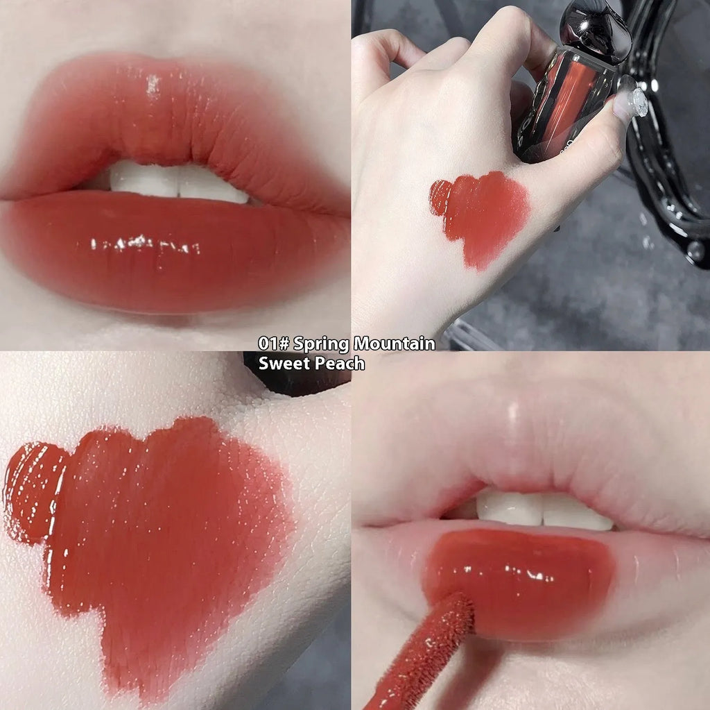 Glacier Lava Lip Lacquer water light mirror makeup lip gloss with seven colour options