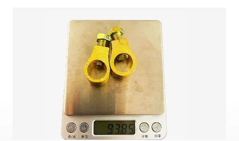 Pure copper car battery terminal clamp for vehicle electrical connections
