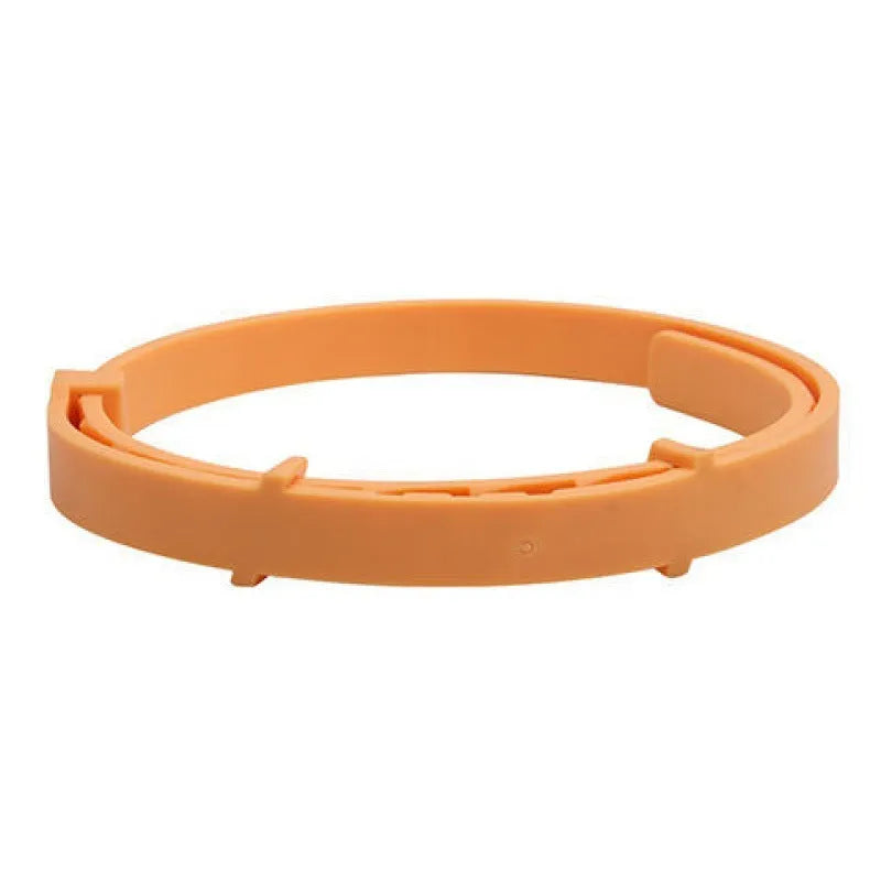 Adjustable pet anti-mosquito collar for cats and dogs, made with TPR silica gel and natural plant extracts, waterproof design