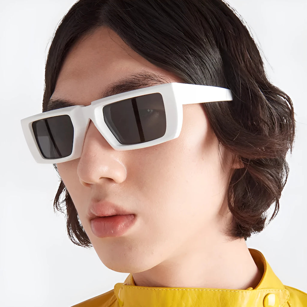 UV400 sun visor sunglasses with PC full-frame construction in multiple colour options