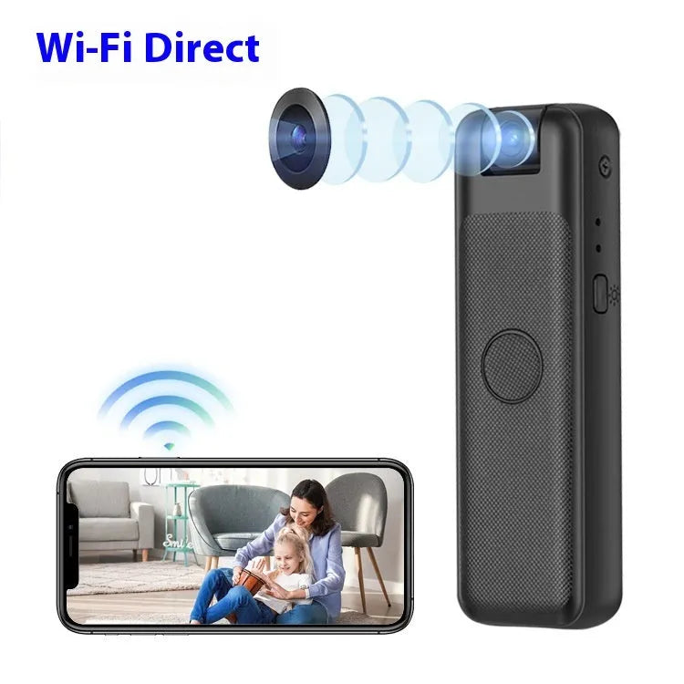 Black back splint conference surveillance camera with 30cm USB-C cable and WIFI connectivity