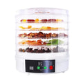 Seven-layer household fruit dehydrator food dryer with 350W power rating and removable shelves