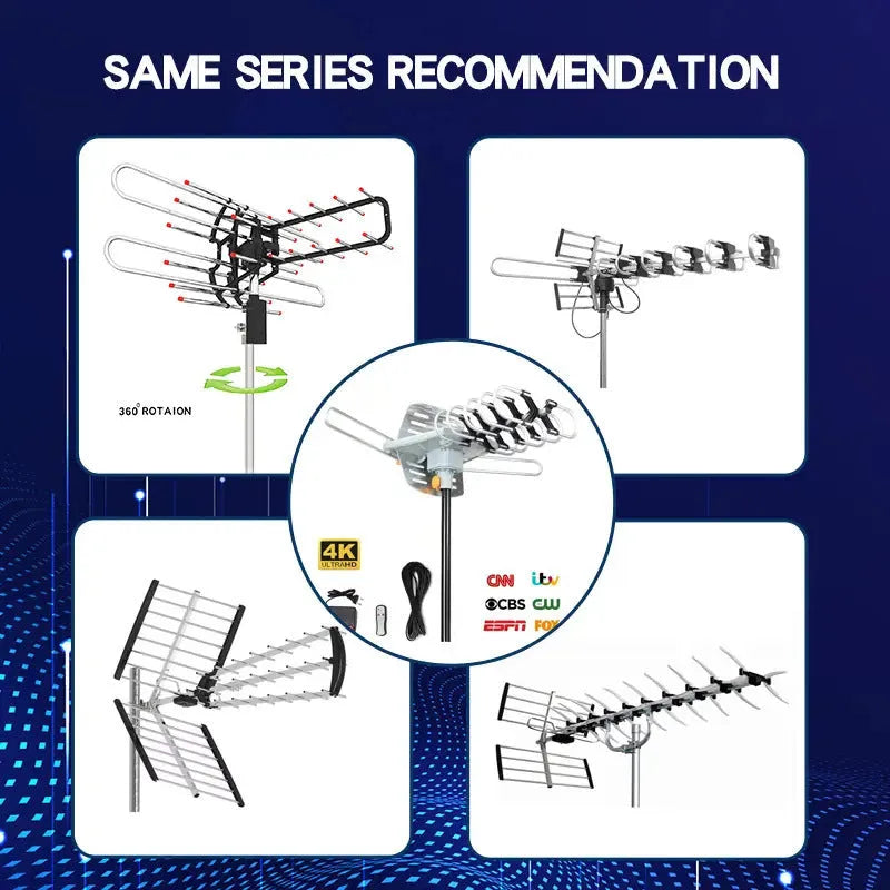 GR-1002 outdoor rotatable television antenna for digital TV reception