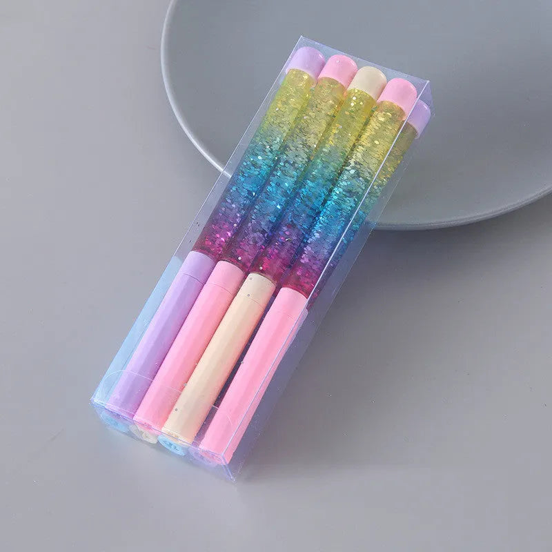 Plastic ballpoint pen with 0.5mm fine point, available in 10 colour options for office and stationary use