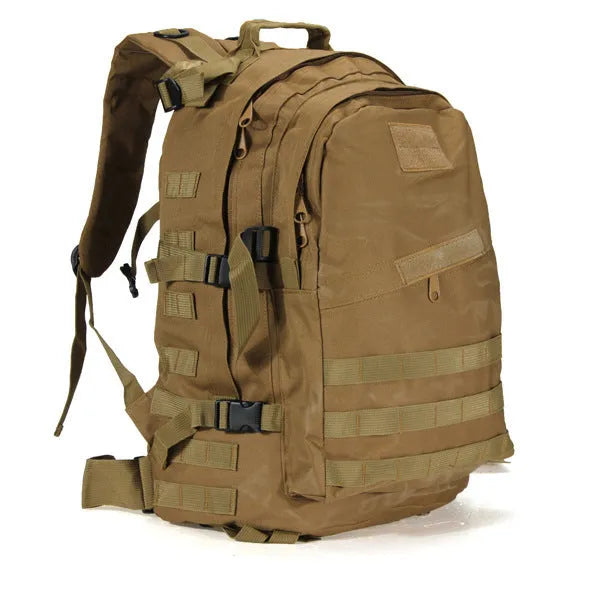 Multi-functional 3D backpack outdoor mountaineering bag hiking backpack with double shoulder straps in camouflage pattern