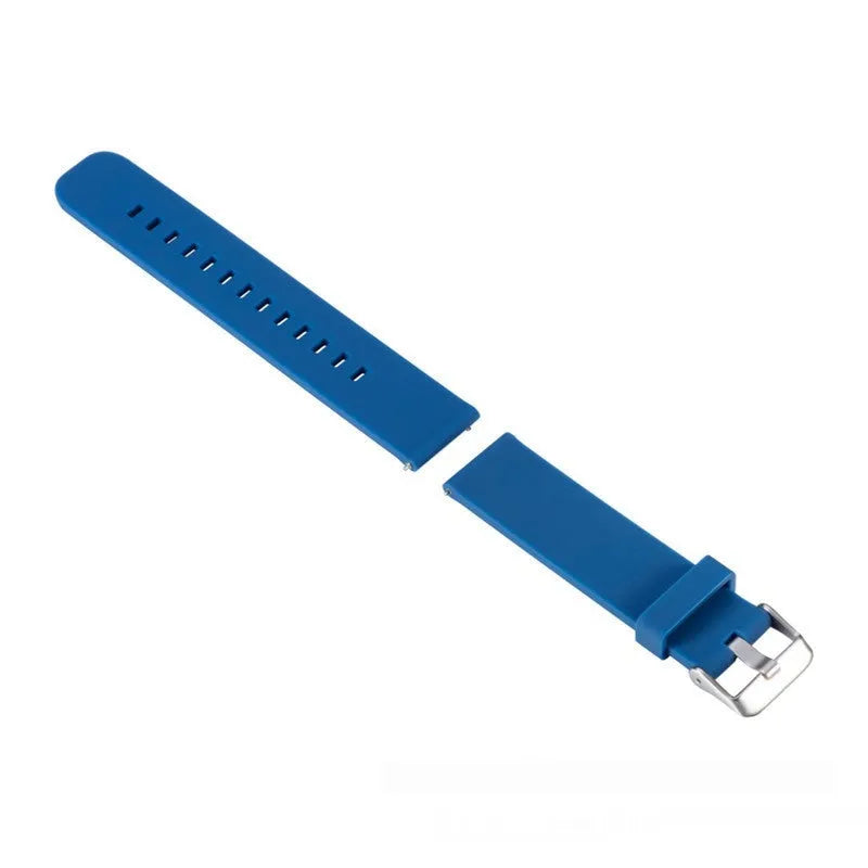 Garmin Forerunner 245 silicone sports watch strap replacement in multiple solid colours