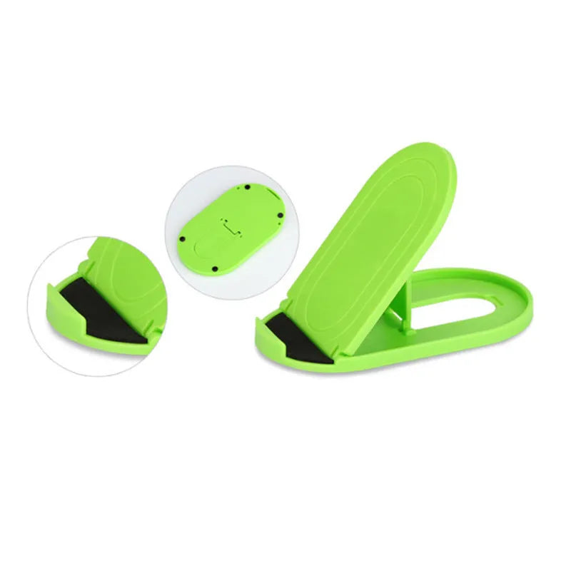 Plastic mobile phone stand with lazy bracket design in six colour options