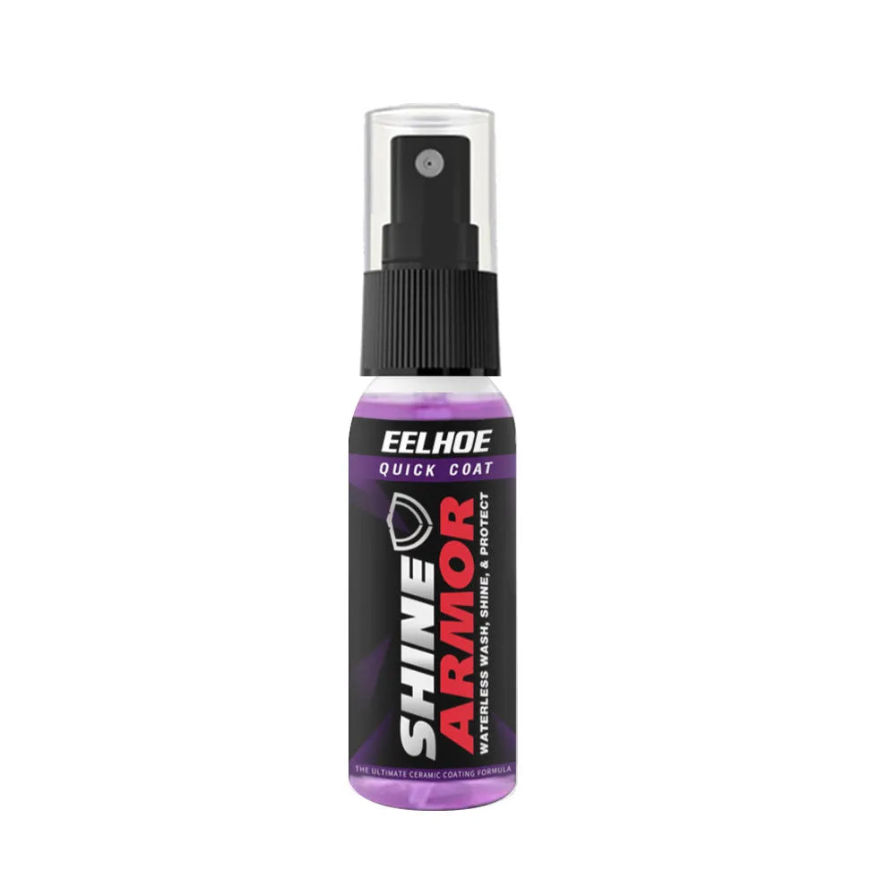 Purple microplated crystal car coating spray bottle in 30ml and 100ml sizes