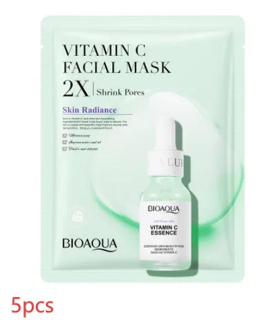 Collagen and hyaluronic acid gel facial sheet mask 30g single use