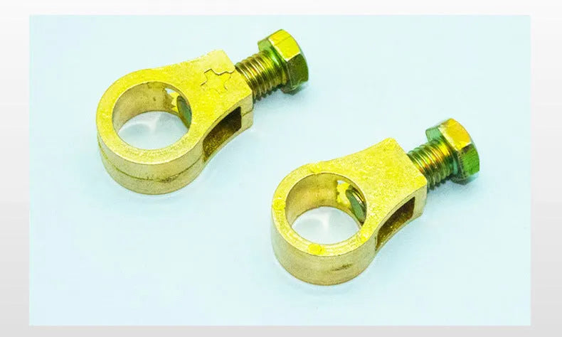 Pure copper car battery terminal clamp for vehicle electrical connections