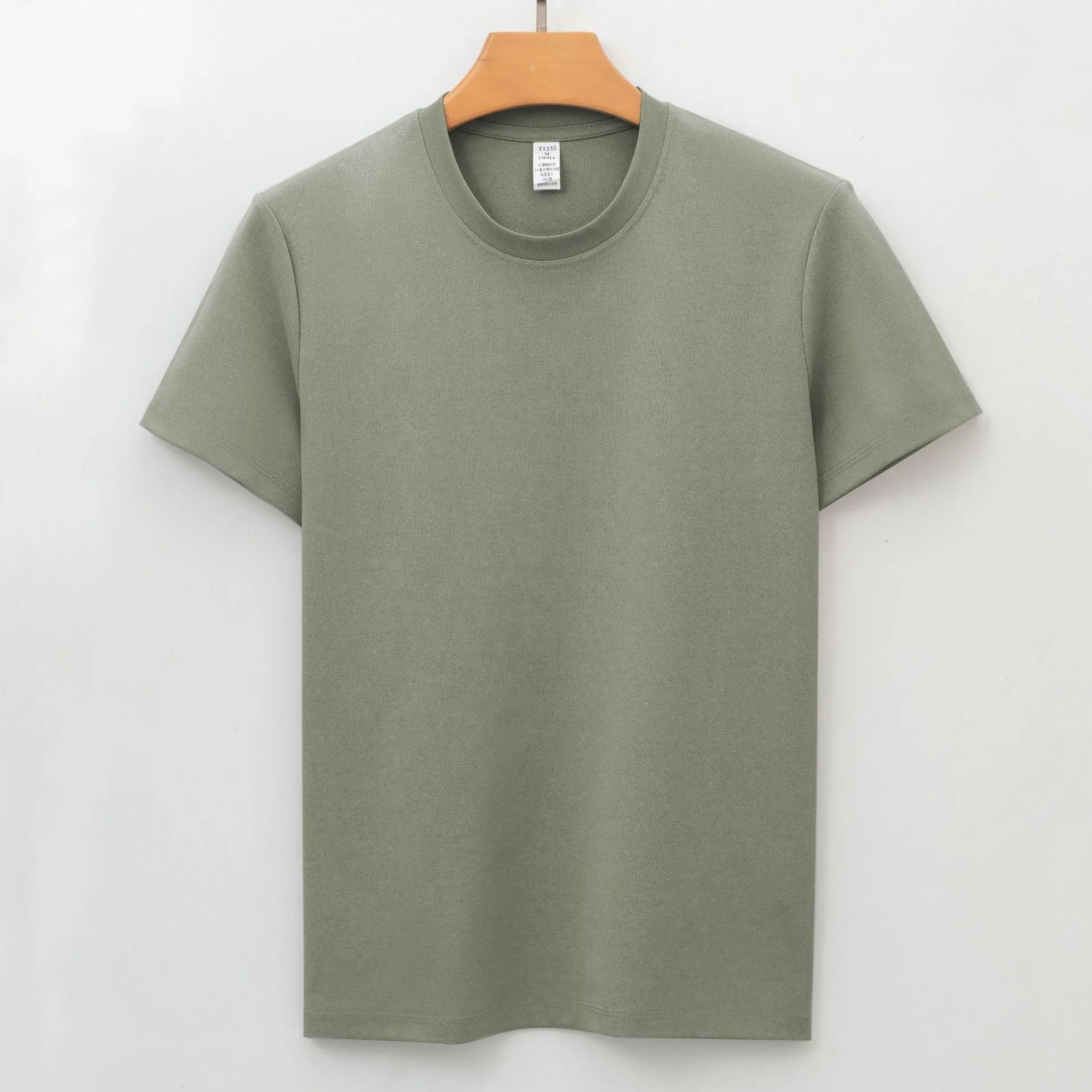 Men's antibacterial quick drying short sleeve shirt in straight cut pullover style
